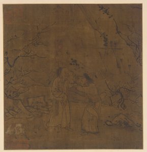 A separação chorosa de Su Wu e Li Ling, dinastia Ming, 1368-1644. de Unbekannt
