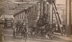 A ponte provisória, c1925, 1935 de Unbekannt