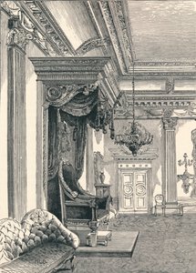 Sala do Trono Castelo de Dublin, 1896 de Unbekannt