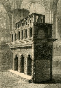 O túmulo de Eduardo, o Confessor, 1881. de Unbekannt