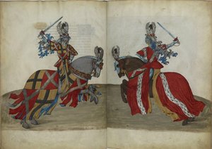 O livro do torneio de René dAnjou, ca 1447 de Unbekannt