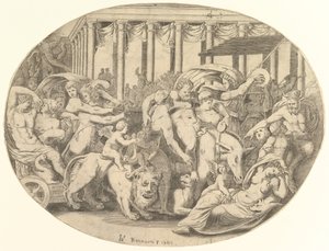 O triunfo de Baco, século XVI. de Unbekannt