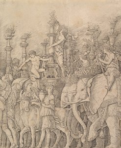 O triunfo de César: Os elefantes, ca. 1484-92. de Unbekannt