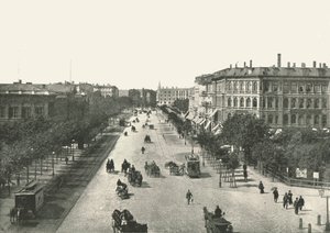 The Vesterbrogade, Copenhague, Dinamarca, 1895. de Unbekannt