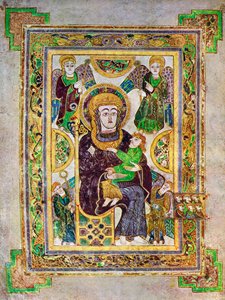 A Virgem e o Menino, c800 AD, século XX de Unbekannt