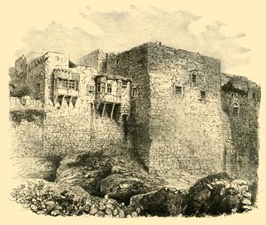 Os Muros de Jerusalém, 1890. de Unbekannt