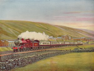 O escocês da costa oeste a toda velocidade perto de Tebay, LMSR, 1926 de Unbekannt