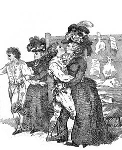 A eleição de Westminster, década de 1780, c1920 de Unbekannt
