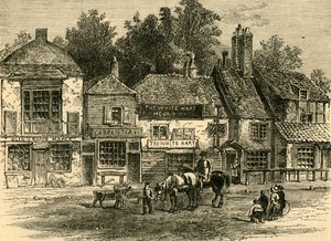 O cervo branco, Knightsbridge, 1820, c1876. de Unbekannt