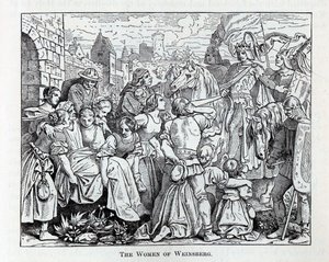 As mulheres de Weinsberg, 1882 de Unbekannt