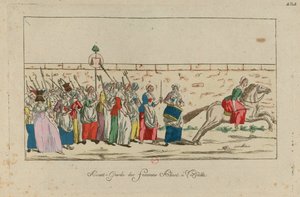 A Marcha das Mulheres em Versalhes, 5 de outubro de 1789, 1789. de Unbekannt