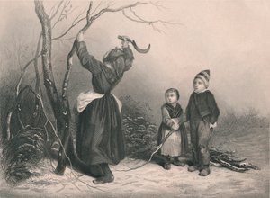 Os lenhadores, c1850 de Unbekannt