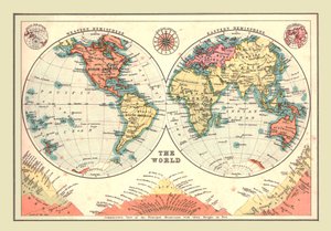 O mundo nos hemisférios, 1902. de Unbekannt