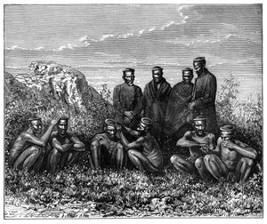 Zulu, África do Sul, c1890 de Unbekannt