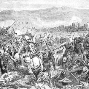 A Guerra do Zulu, 1879: A repulsa final dos Zulus em Ginghilovo, 2 de abril de 1901. de Unbekannt