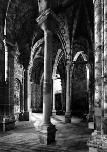 O ambulatório e a chamada Capela Radiante. A Catedral do Santo Salvador. Século XII-XVIII. Ávila, Espanha. de Unbekannt