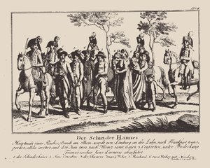 A prisão de Schinderhannes, 1802. de Unbekannt