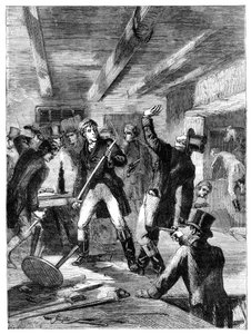 A prisão dos conspiradores da Rua Cato, 1820 c1895 de Unbekannt
