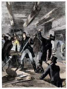 A prisão dos conspiradores da Rua Cato, 1820 c1895 de Unbekannt