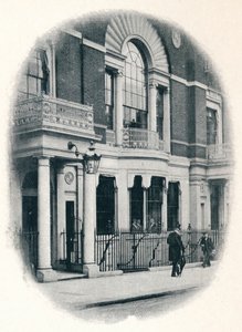 A janela de sacada, Boodles Club, Londres, c1900 1901 de Unbekannt