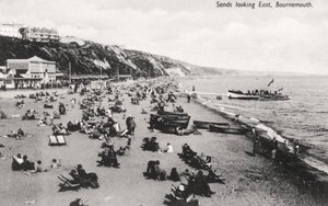 A praia de Bournemouth, Dorset, c1920s de Unbekannt
