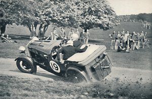 O início de um derramamento em Donington Park, 1937 de Unbekannt