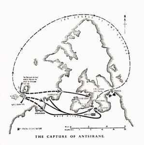 A captura de Antsiranana, Madagascar, pelos fuzileiros navais reais, Segunda Guerra Mundial, 1942 1944. de Unbekannt