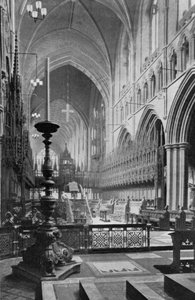 O coro, Catedral de Chester, Cheshire, 1924-1926 de Unbekannt