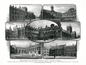 As faculdades da Universidade de Oxford, 1895 de Unbekannt