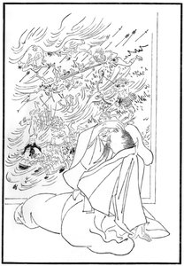 A morte de Kose no Hirotaka, 1886 de Unbekannt