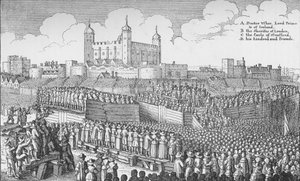 A execução do Conde de Strafford em Tower Hill, Londres, 12 de maio de 1641 1903 de Unbekannt