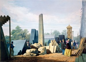 O exterior, Grande Exposição, Hyde Park, Londres, 1851 1854 de Unbekannt