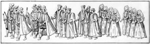 Os súditos fiéis que lideraram a procissão no funeral de Elizabeth, 1603 1901 de Unbekannt