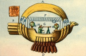 O navio voador de Bartolomeu de Gusmão, c1709 1932. de Unbekannt