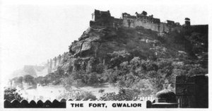 O forte, Gwalior, Madhya Pradesh, Índia, c1925 de Unbekannt