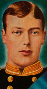 O futuro rei George V quando ele era subtenente da Marinha Real, década de 1880 de Unbekannt
