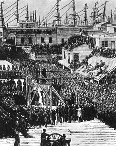 O enforcamento de Hetherington e Brace, São Francisco, 29 de julho de 1856 1954 de Unbekannt
