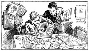As alegrias de colecionar selos, 1937 de Unbekannt