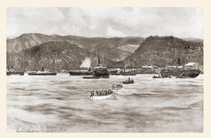 O desembarque do 5º Corpo do Exército sob o comando do General William R. Shafter em Daiquirí, Cuba, de 22 a 24 de junho de Unbekannt
