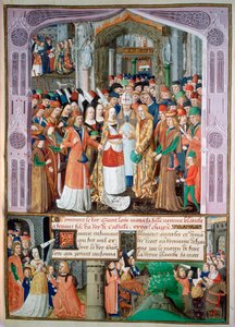 O casamento de Blanche e Fernando, 1269, século XV de Unbekannt