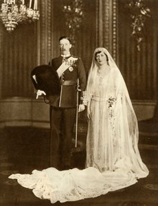 O casamento da princesa Mary e o visconde Lascelles, 28 de fevereiro de 1922, 1935. de Unbekannt