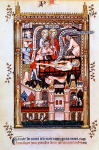 O martírio de St Denis, 1317 de Unbekannt