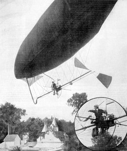 O novo dirigível de Alberto Santos-Dumont, 30 de setembro de 1900 de Unbekannt