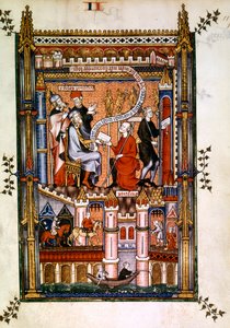 Os padres pagãos de Paris enviam sua mensagem a Roma, 1317 de Unbekannt