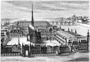 O palácio, século XVI 1849 de Unbekannt