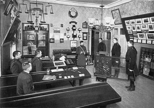Os recrutas policiais na escola de polícia de Saint Peterburg, 1903 de Unbekannt