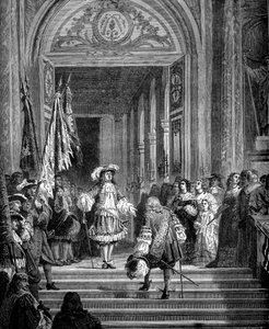 O retorno do Grande Conde a Versalhes, 1674 1882-1884 de Unbekannt