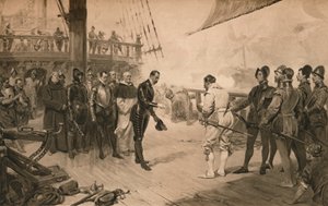 A rendição de Don Anton a Sir Francis Drake, em 1 de março de 1579 1905 de Unbekannt