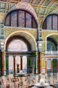 O tepidário dos banhos de Caracalla, Roma, Itália, 1933-1934 de Unbekannt