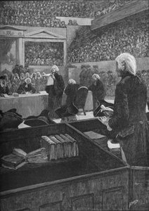 O julgamento de Warren Hastings, 1788-1795 1905 de Unbekannt